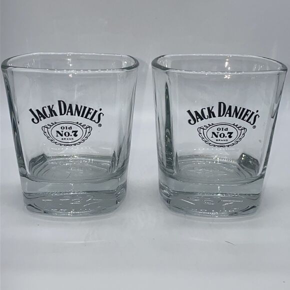 Jack Daniels Glass Whiskey Glasses Set of 2 - Picture 2 of 8